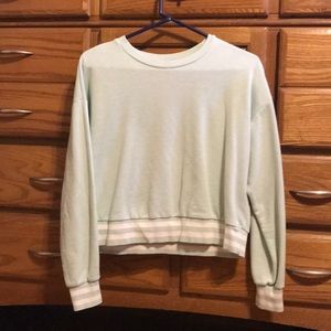 light mint colored long sleeve